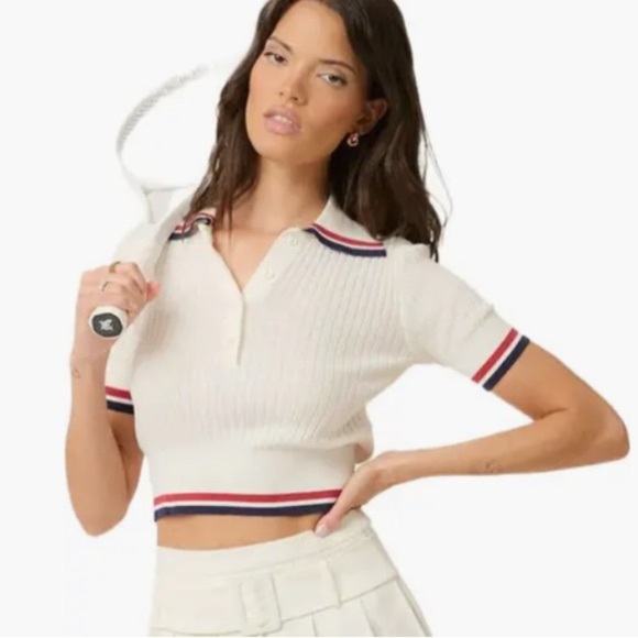 Goldie Byrd Tops - Goldie Byrd Knit Polo